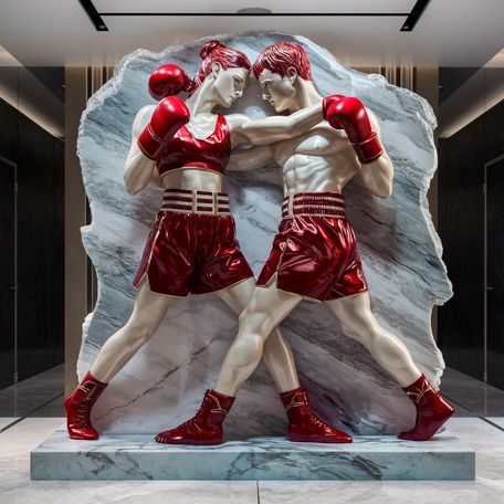 Entwined Titans - A Limited Edition NFT Reimagines Love as a Clash of Passion and Precision #2