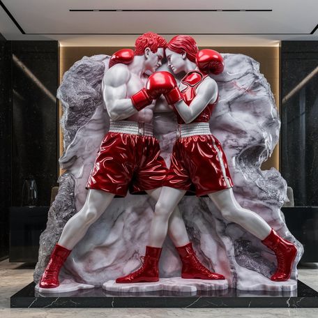 Entwined Titans - A Limited Edition NFT Reimagines Love as a Clash of Passion and Precision #4