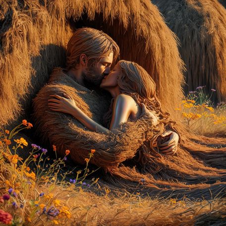 Woven in Hay - Enduring Love Through Hay Sculpture #2