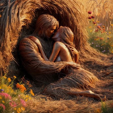 Woven in Hay - Enduring Love Through Hay Sculpture #4