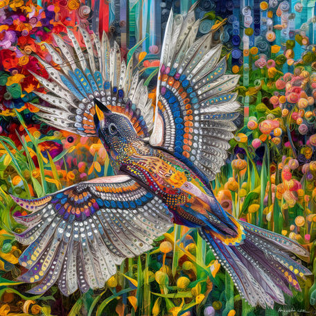 Unveiling Aviary Aria - A Limited Edition Folk Art NFT #3
