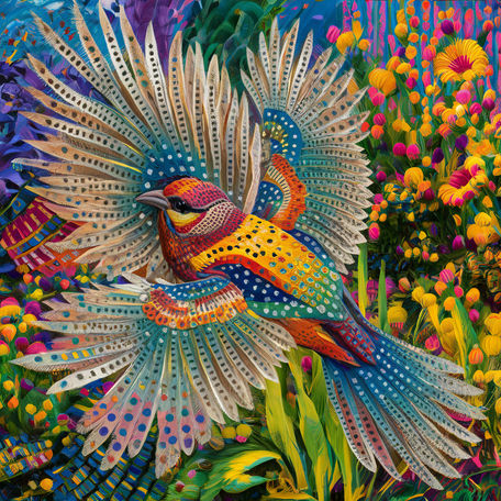 Unveiling Aviary Aria - A Limited Edition Folk Art NFT #4