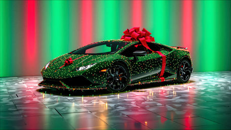 Lamborghini Huracán Christmas Theme