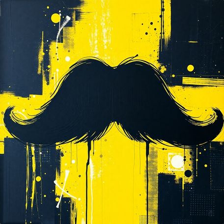 Curly Mustache