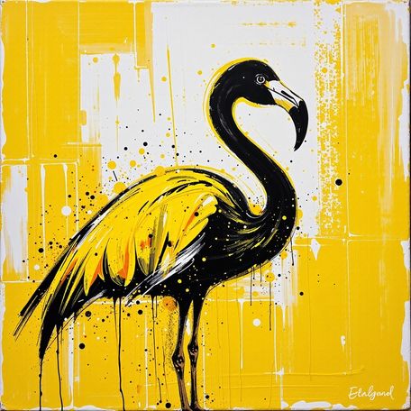 Jubilant Flamingo