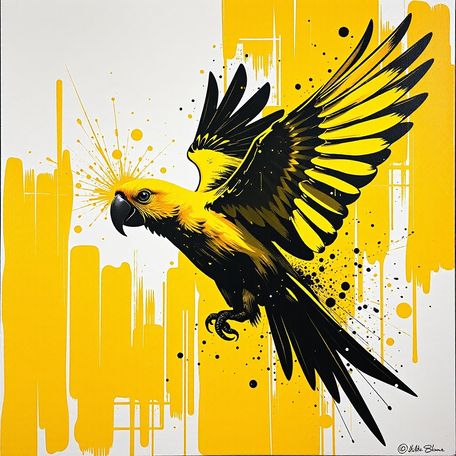 Swooping Parrot
