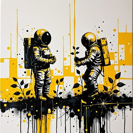 Astronauts Planting Dreams