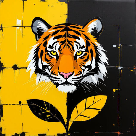 Ceramic Tiger Bloom