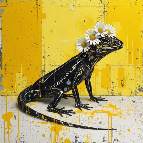 Daisy-Crowned Lizard