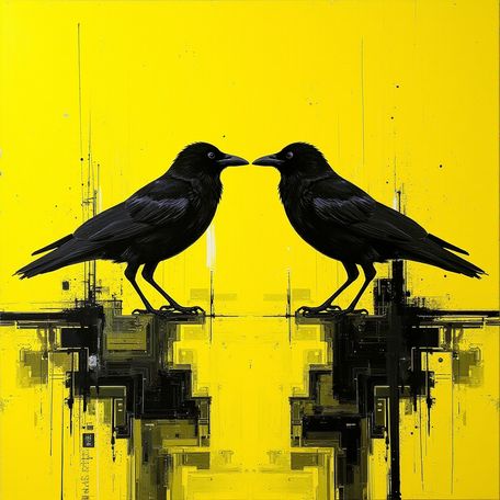 Echoing Marble Raven