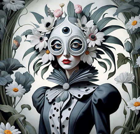 Flowerette Cabinet.106.