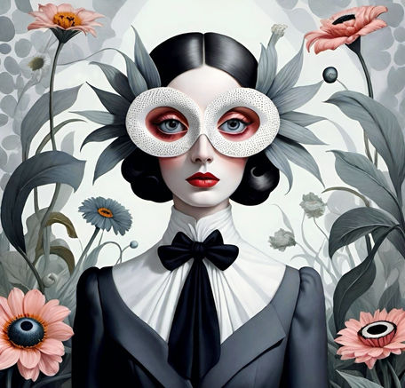 Flowerette Cabinet.107.