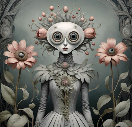 Flowerette Cabinet.115.