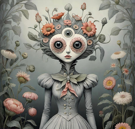 Flowerette Cabinet.117.