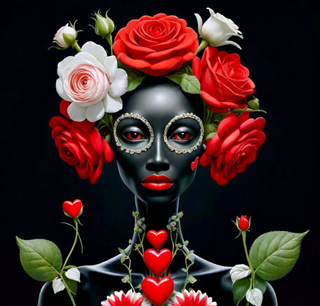 Flowerette Cabinet.123.