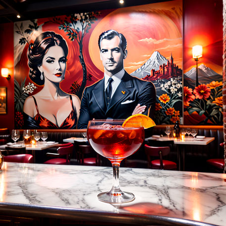 Negroni cocktail