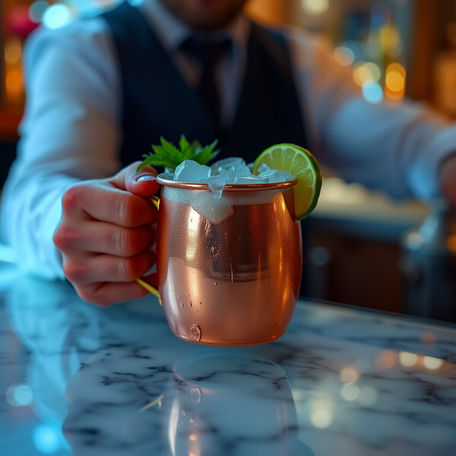 Frosty Lima Moscow Mule