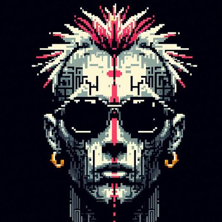 Neopixelpunk Style