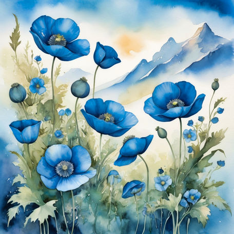 Day 118 - Himalayan Blue Poppies