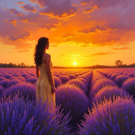 Day 147 - Lavender Sunset