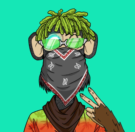 Chill Miami Neon Ape
