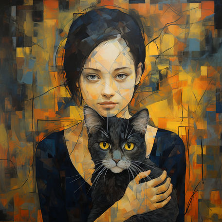Symbiotic Whispers: Impasto Encounters