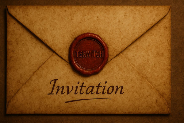 An invitation from Tekwitch