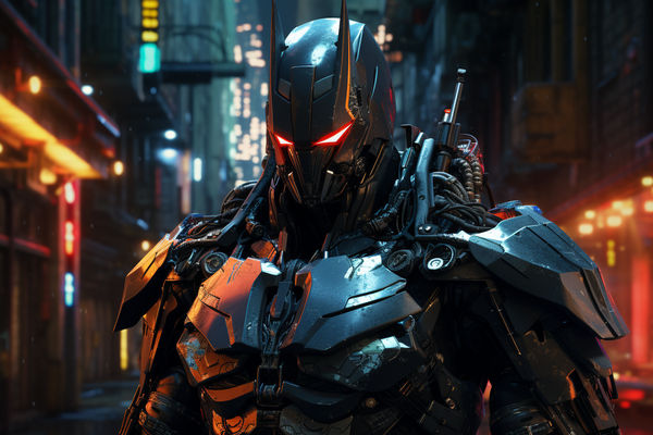Cyberpunk Mecha-Batman #5