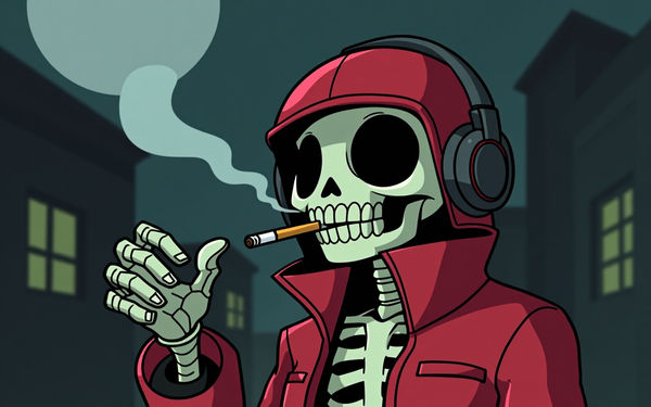 Smoking Skull Boy SH5